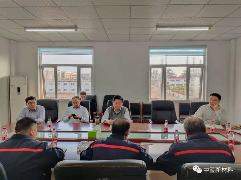 市委书记魏晓明一行莅临中玺公司调研指导工作