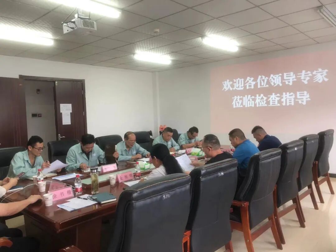 省重大危险源企业异地交叉互查检查组莅临中玺督导
